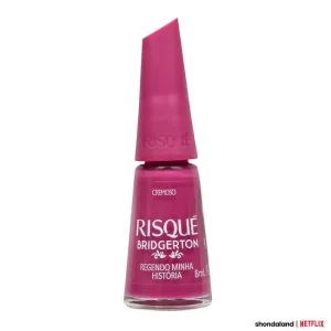 Esmalte Rosa Risqué Bridgerton Regendo Minha História Cremoso 8ml