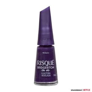 Esmalte Roxo Risqué Bridgerton A Autora Revelada Metálico 8ml