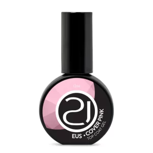 EUS Top Coat Cover Pink Nails 21 12ML