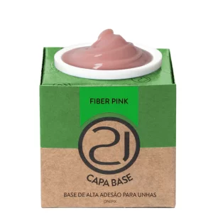 Gel Capa Base ONEFix Ecoline Fiber Pink Nails 21 28G